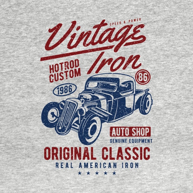 Vintage Iron Custom Hotrod by Rebus28